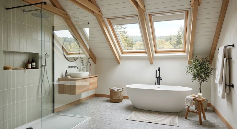 Attic Bathroom Remodeling