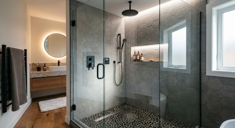 Granite Shower Installation in Maineville, OH